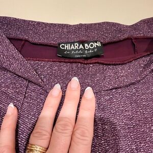 Chiara Boni Plum Wide Leg pants from Saks Fifth Ave
